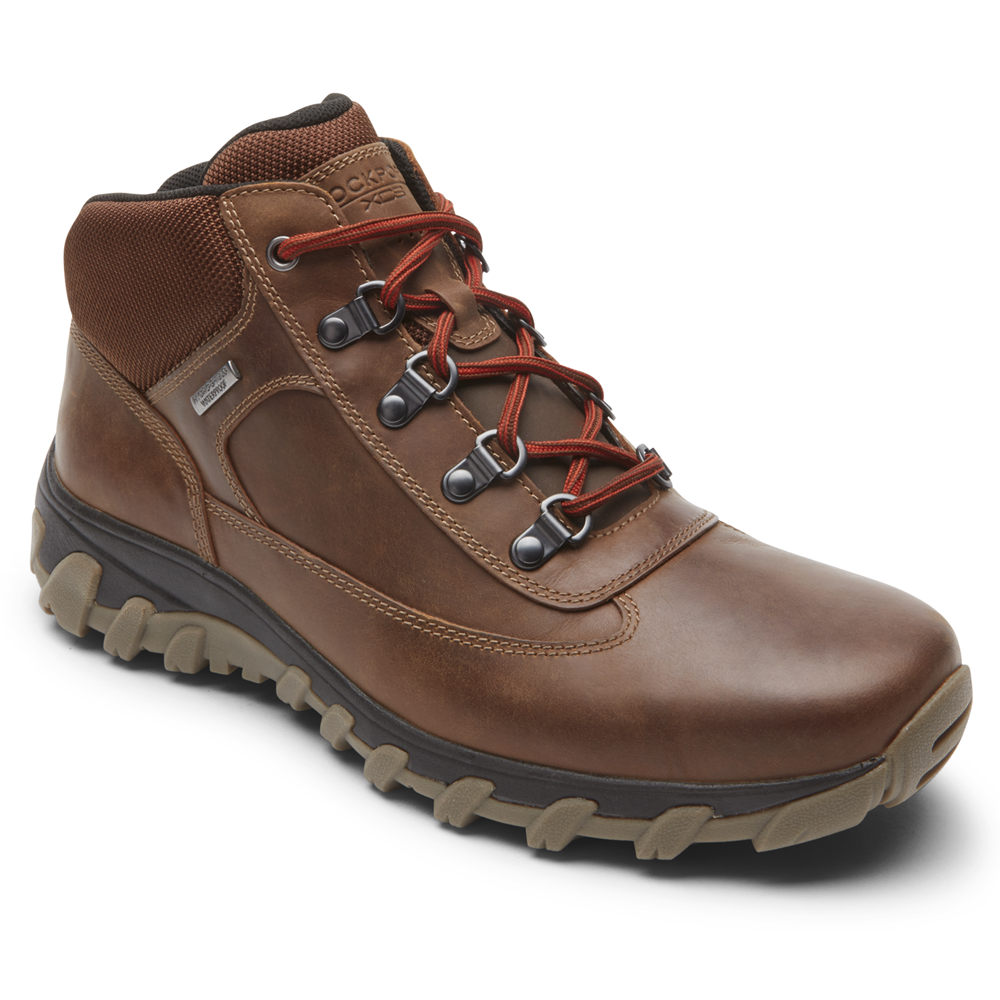 Rockport Mens Cold Springs Plus Waterproof Chukka - Boots Brown - ZYH960325